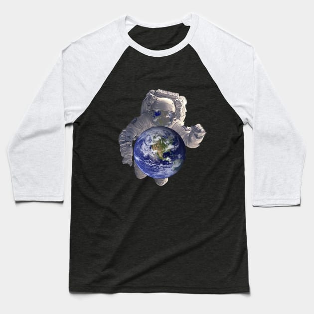 astronout Baseball T-Shirt by Big Mac